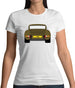 Porsche 911 Carrera Rs Rear Olive Green Womens T-Shirt