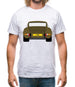 911 Carrera Rs Rear Olive Green Mens T-Shirt