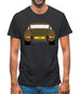 911 Carrera Rs Rear Olive Green Mens T-Shirt