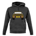 Porsche 911 Carrera Rs Rear Olive Green unisex hoodie