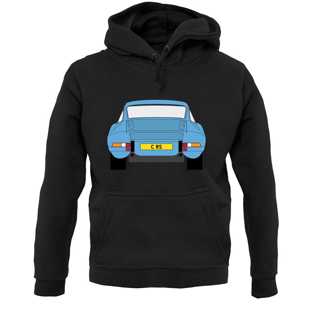 911 Carrera Rs Rear Pastel Blue Unisex Hoodie