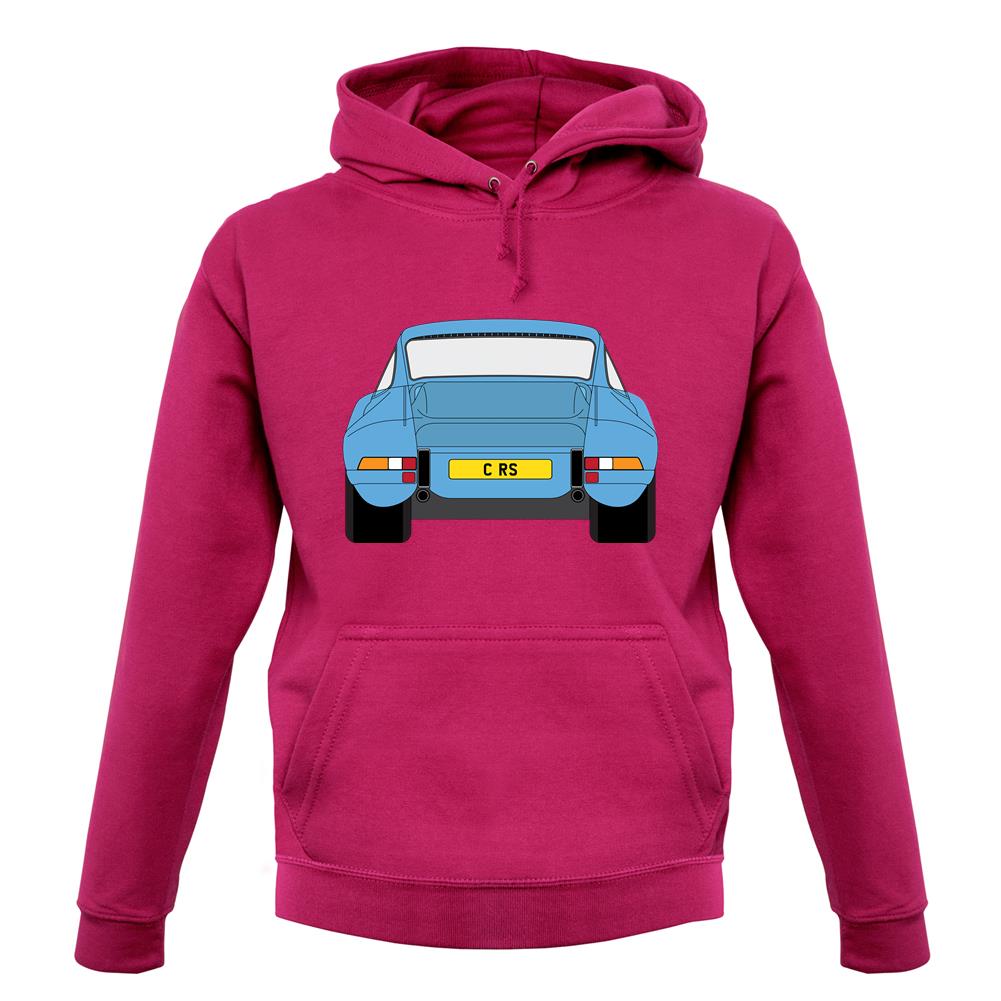 Porsche 911 Carrera Rs Rear Pastel Blue unisex hoodie