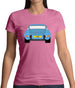 Porsche 911 Carrera Rs Rear Pastel Blue Womens T-Shirt