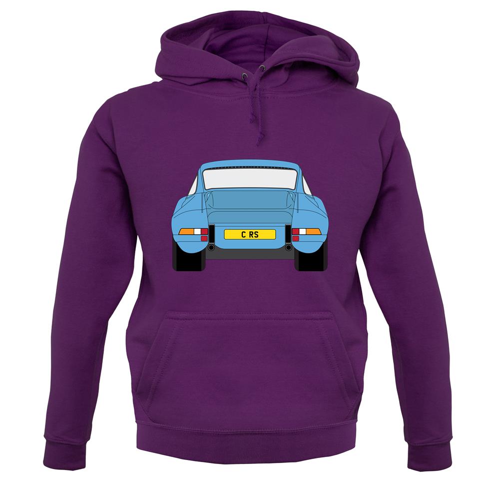 Porsche 911 Carrera Rs Rear Pastel Blue unisex hoodie