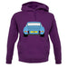 Porsche 911 Carrera Rs Rear Pastel Blue unisex hoodie