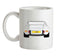 911 Carrera RS Rear White Ceramic Mug