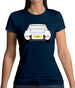 Porsche 911 Carrera Rs Rear White Womens T-Shirt