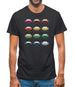 911 Turbo 930 Colour Grid Mens T-Shirt