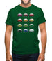 911 Turbo 930 Colour Grid Mens T-Shirt