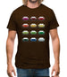 911 Turbo 930 Colour Grid Mens T-Shirt