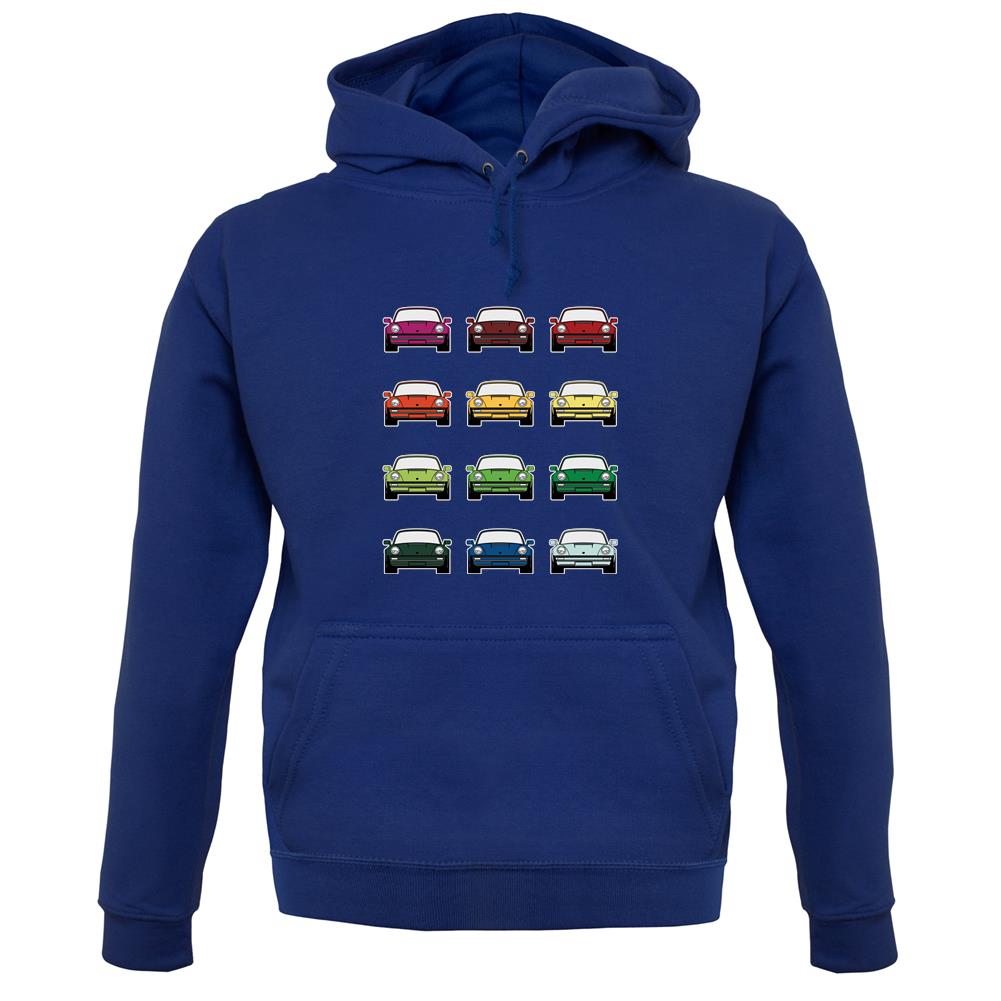 Porsche 911 Turbo 930 Colour Grid unisex hoodie