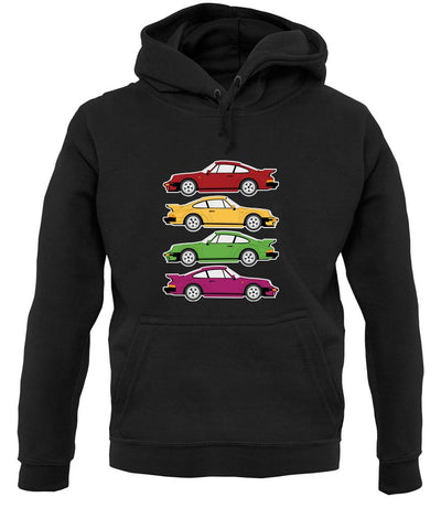 Porsche 911 Turbo 930 4 Colours unisex hoodie