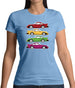 Porsche 911 Turbo 930 4 Colours Womens T-Shirt