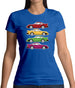 Porsche 911 Turbo 930 4 Colours Womens T-Shirt