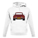 Porsche 911 Turbo 930 Burgandy unisex hoodie