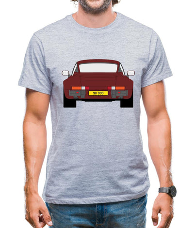 911 Turbo 930 Burgandy Mens T-Shirt