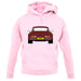 Porsche 911 Turbo 930 Burgandy unisex hoodie