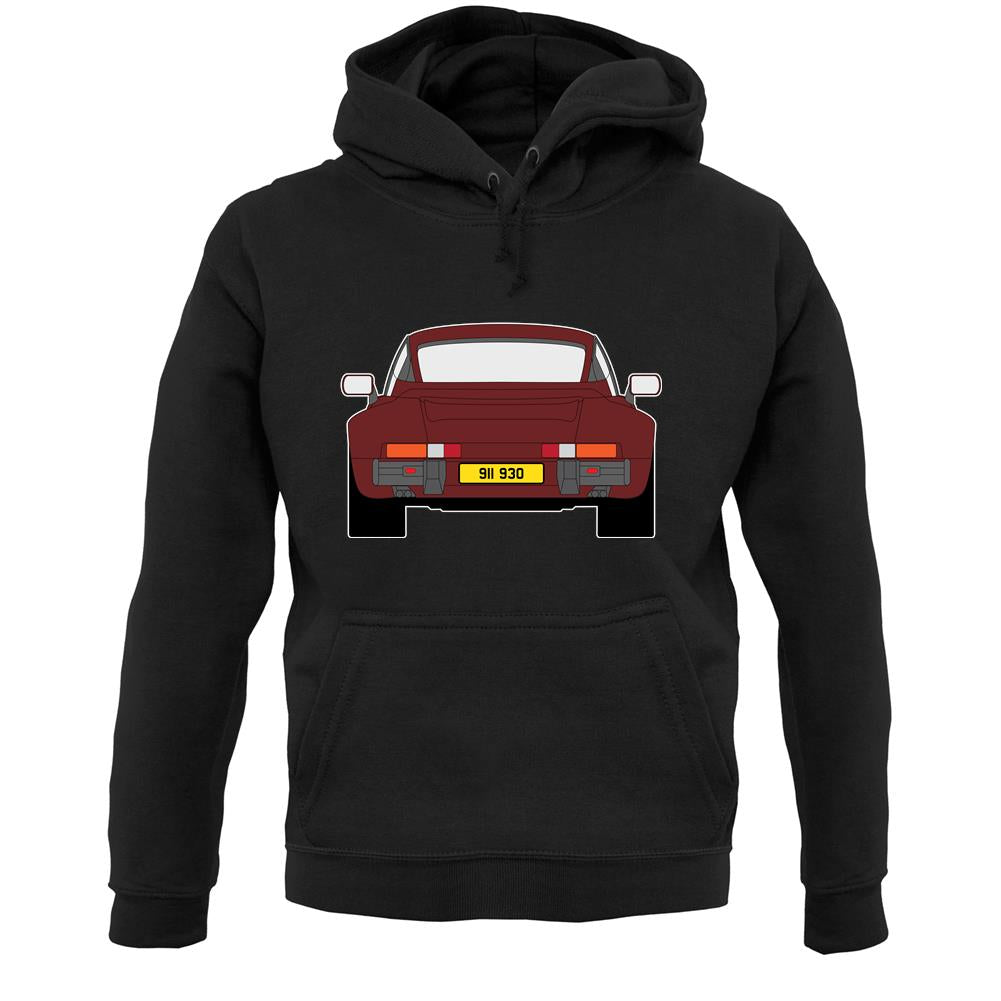 911 Turbo 930 Burgandy Unisex Hoodie