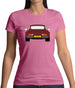 Porsche 911 Turbo 930 Burgandy Womens T-Shirt
