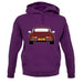 Porsche 911 Turbo 930 Burgandy unisex hoodie