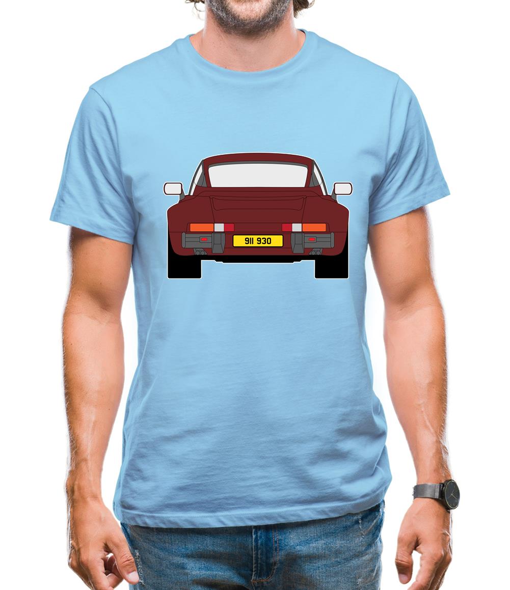 911 Turbo 930 Burgandy Mens T-Shirt