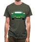 911 Turbo Forest Green 930 Mens T-Shirt