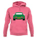 Porsche 911 Turbo Forest Green 930 unisex hoodie
