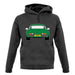 Porsche 911 Turbo Forest Green 930 unisex hoodie