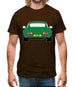 911 Turbo Forest Green 930 Mens T-Shirt