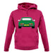 Porsche 911 Turbo Forest Green 930 unisex hoodie