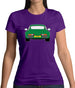 Porsche 911 Turbo Forest Green 930 Womens T-Shirt