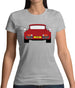 Porsche 911 Turbo Guards Red 930 Womens T-Shirt