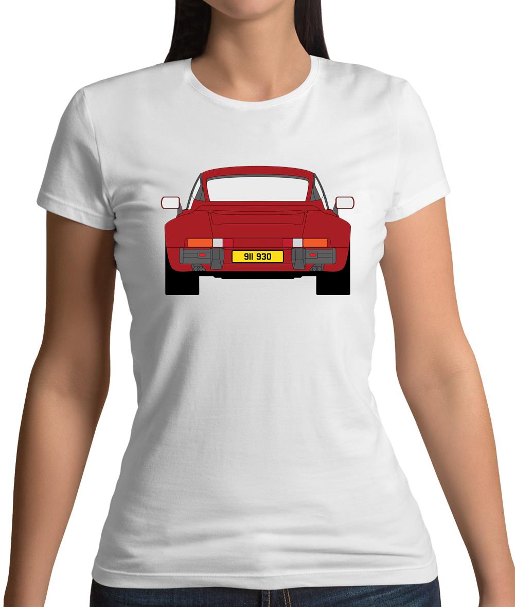 Porsche 911 Turbo Guards Red 930 Womens T-Shirt