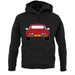 Porsche 911 Turbo Guards Red 930 unisex hoodie