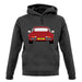 Porsche 911 Turbo Guards Red 930 unisex hoodie