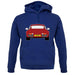 Porsche 911 Turbo Guards Red 930 unisex hoodie