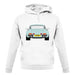 Porsche 911 Turbo Ice Blue 930 unisex hoodie