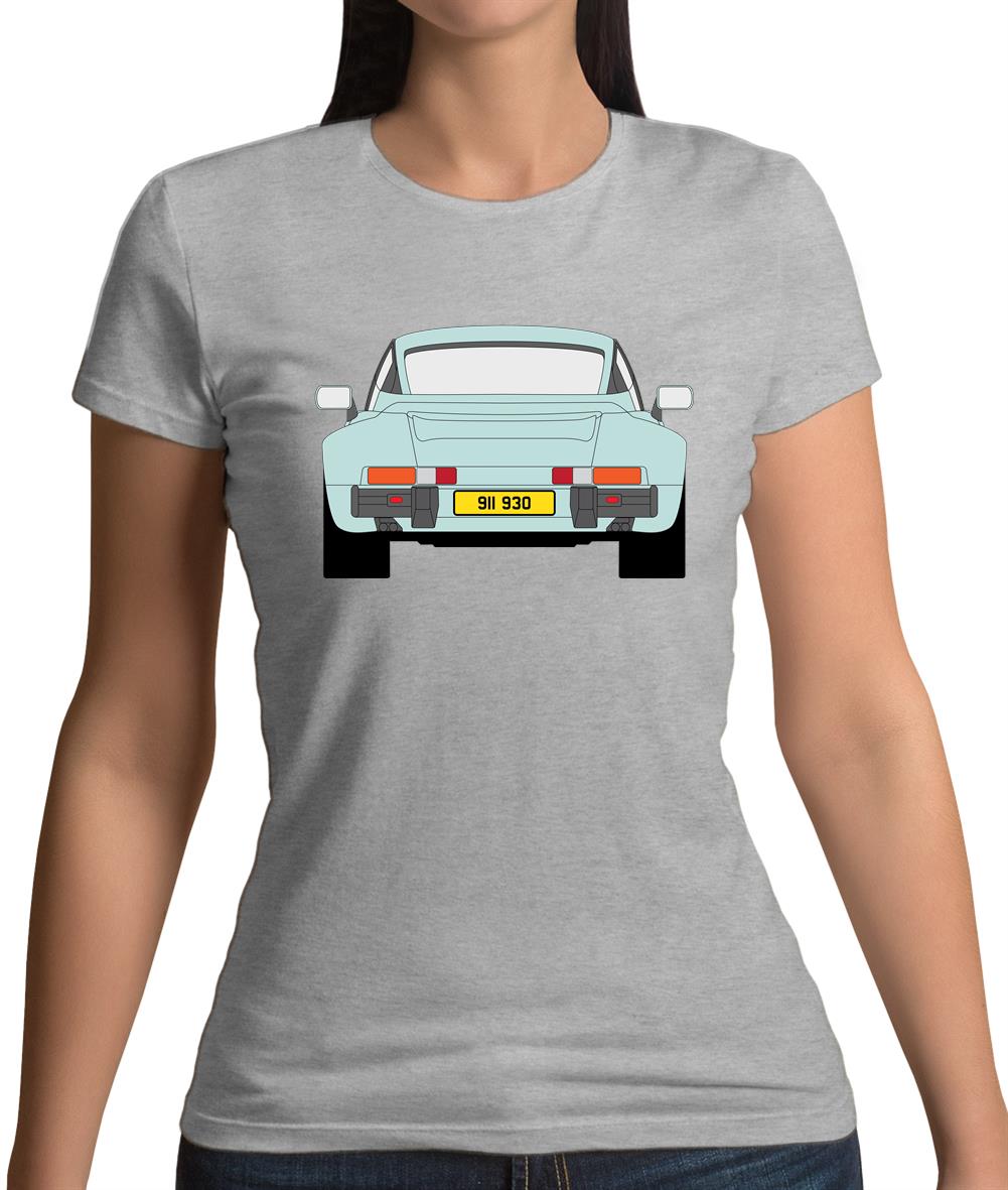 Porsche 911 Turbo Ice Blue 930 Womens T-Shirt