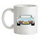 911 Turbo 930 - Eisblau (1975 - 1988) Ceramic Mug