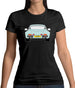 Porsche 911 Turbo Ice Blue 930 Womens T-Shirt