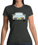 Porsche 911 Turbo Ice Blue 930 Womens T-Shirt