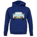 Porsche 911 Turbo Ice Blue 930 unisex hoodie
