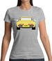 Porsche 911 Turbo Ivory 930 Womens T-Shirt