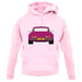 Porsche 911 Turbo Magenta 930 unisex hoodie