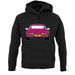 Porsche 911 Turbo Magenta 930 unisex hoodie