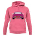 Porsche 911 Turbo Magenta 930 unisex hoodie
