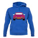 Porsche 911 Turbo Magenta 930 unisex hoodie