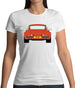 Porsche 911 Turbo 930 Orange Womens T-Shirt