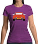 Porsche 911 Turbo 930 Orange Womens T-Shirt