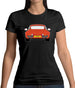 Porsche 911 Turbo 930 Orange Womens T-Shirt